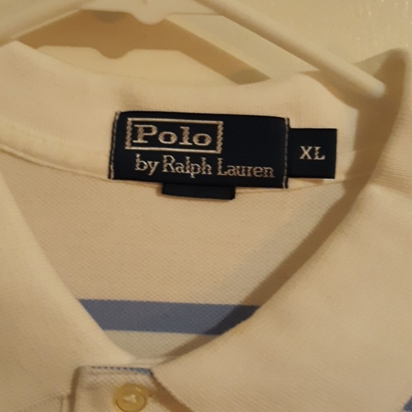 White Polo Ralph Lauren Shirt - Picture 3 of 3